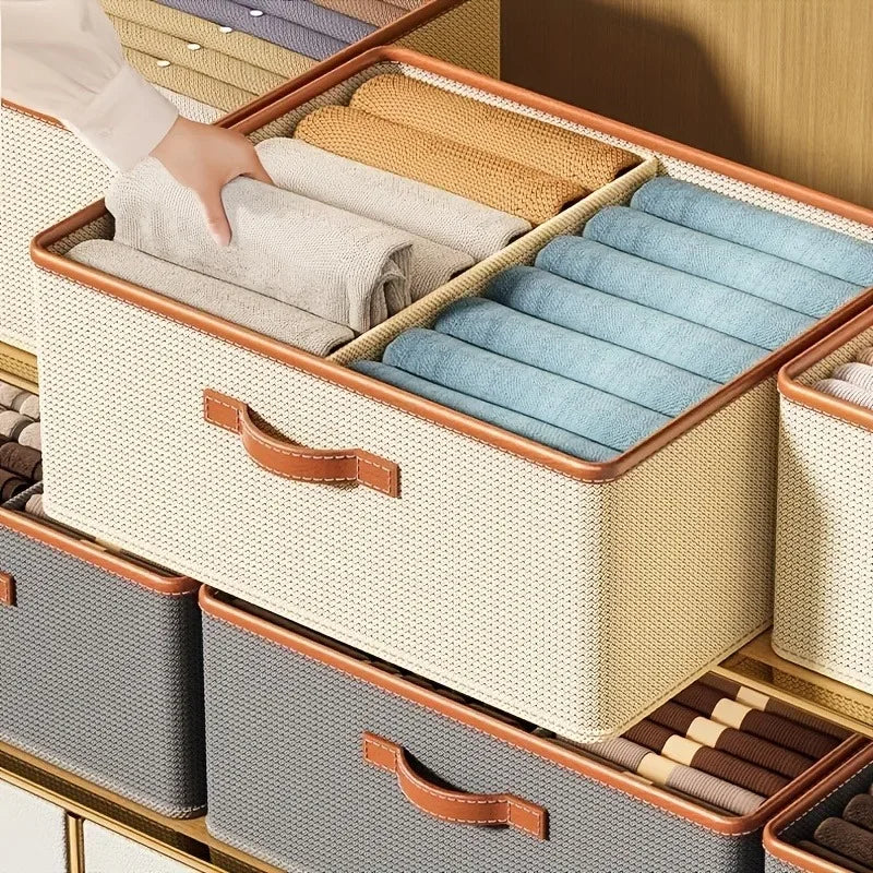Wardrobe Clothing Storage Box with Handle