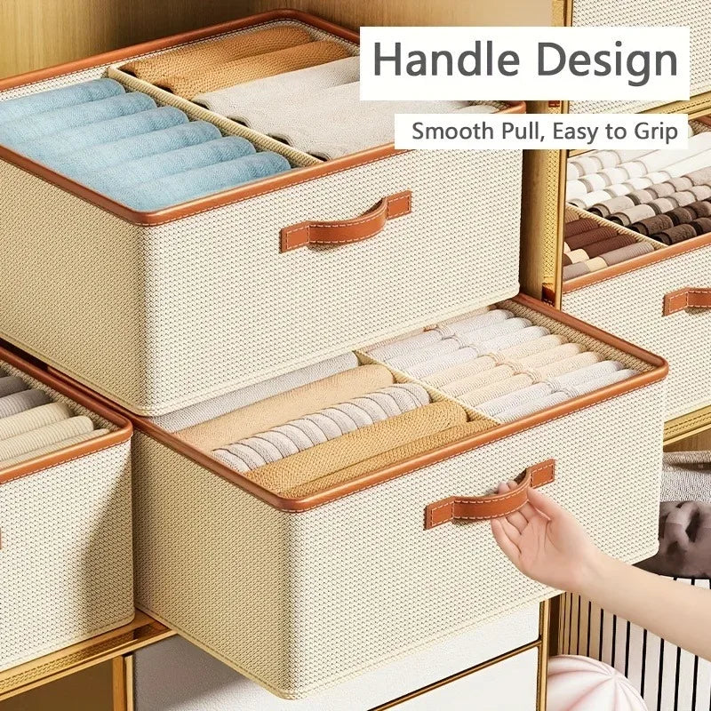 Wardrobe Clothing Storage Box with Handle