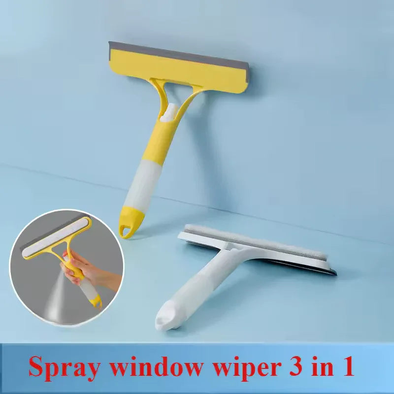 3-in-1 Shower Scraper with Steam Cleaner