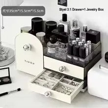 Makeup Organizer for Vanity Drawers - Cosmetic Storage Box