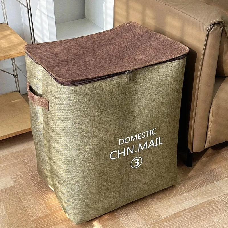 Zippered Fabric Storage Bags - Durable & Stylish